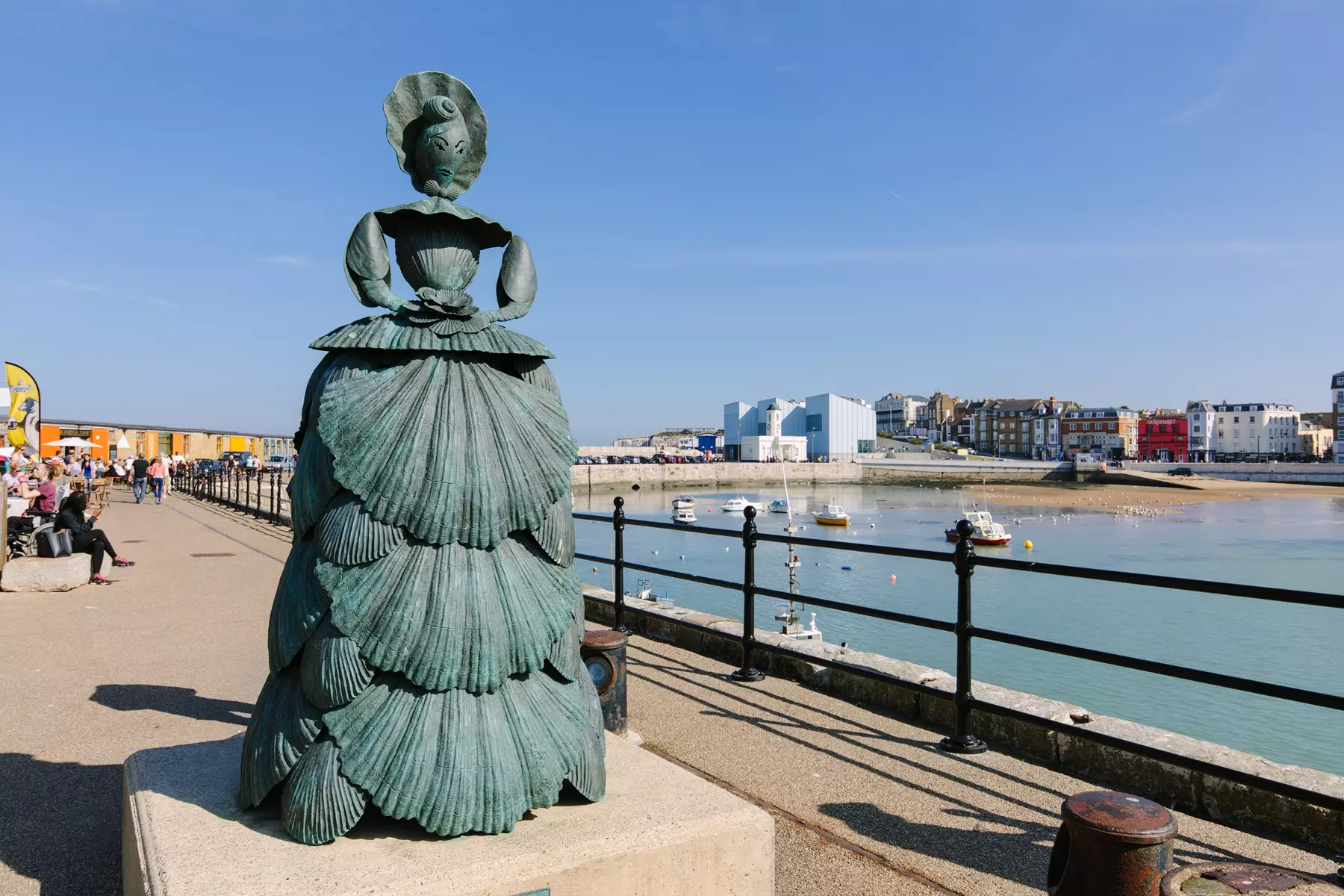 Mrs Booth Shell Lady, Margate Harbour Arm